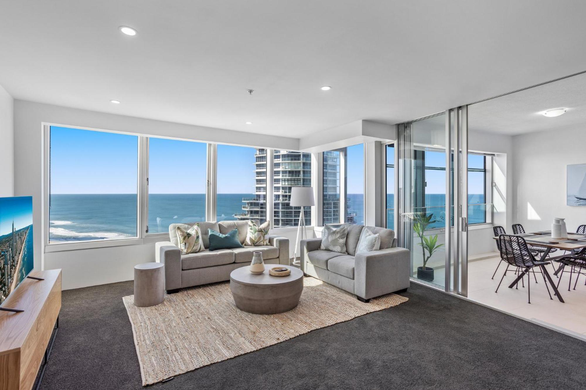 Oceanview 2-bed With Pool, Sauna, Gym & Parking Gold Coast