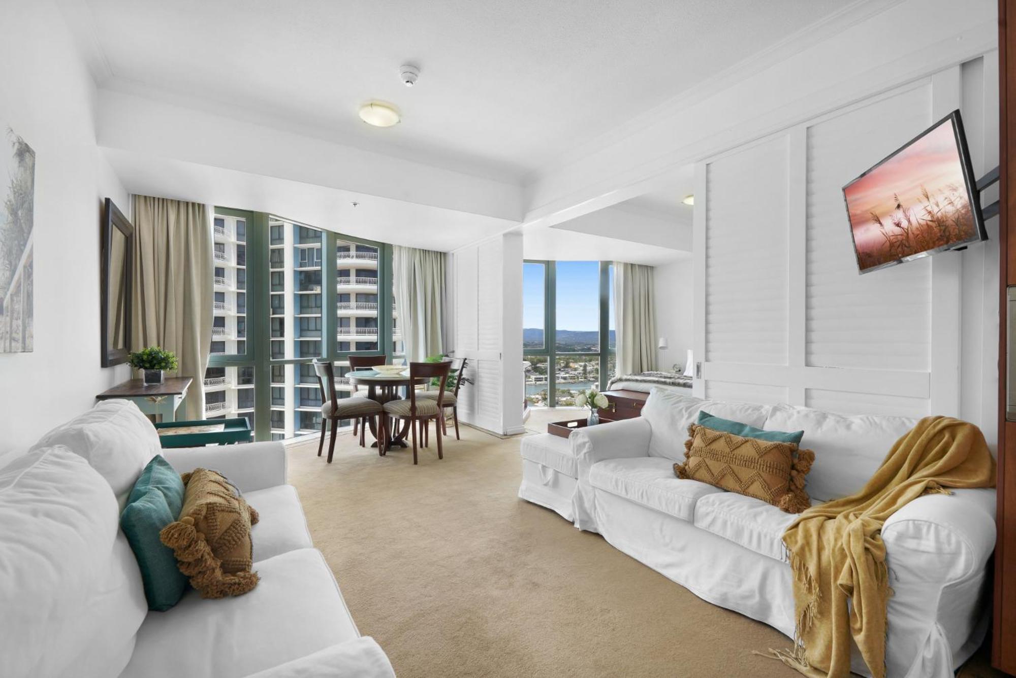 Oceanview 1-bed Sub Penthouse With Pool & Gym Apartamento *