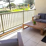 Bright And Chill Beachfront Apartment With Balcony