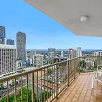 Sky High Beachside Balcony Panorama At Surfers