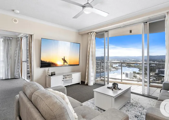 Kids Stay Free In Hinterland View 2 Bedroom 1 Bathroom Apartment At Chevron Renaissance- Q Stay