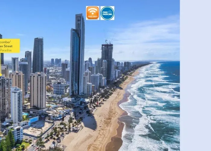 Beachside Apartment In The Heart Of Surfers Paradise - Free Parking