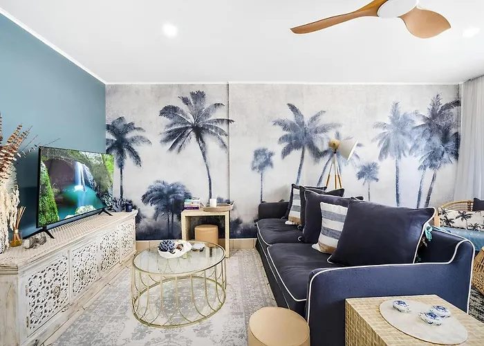 Blue Palms By The Beach