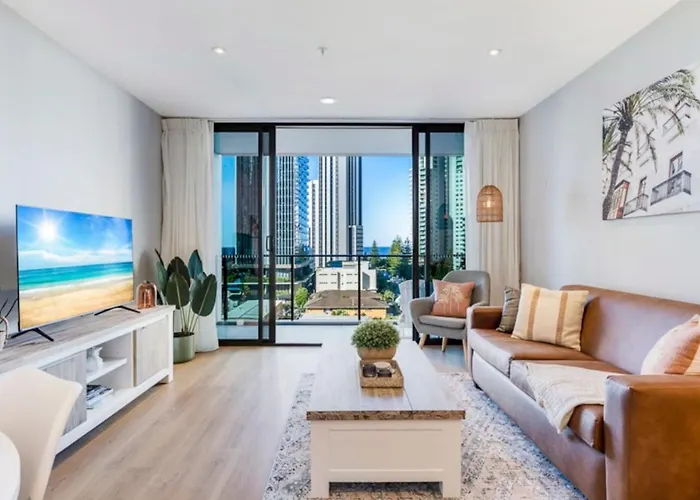 Broadbeach Ocean View Apartment Wifi Parking