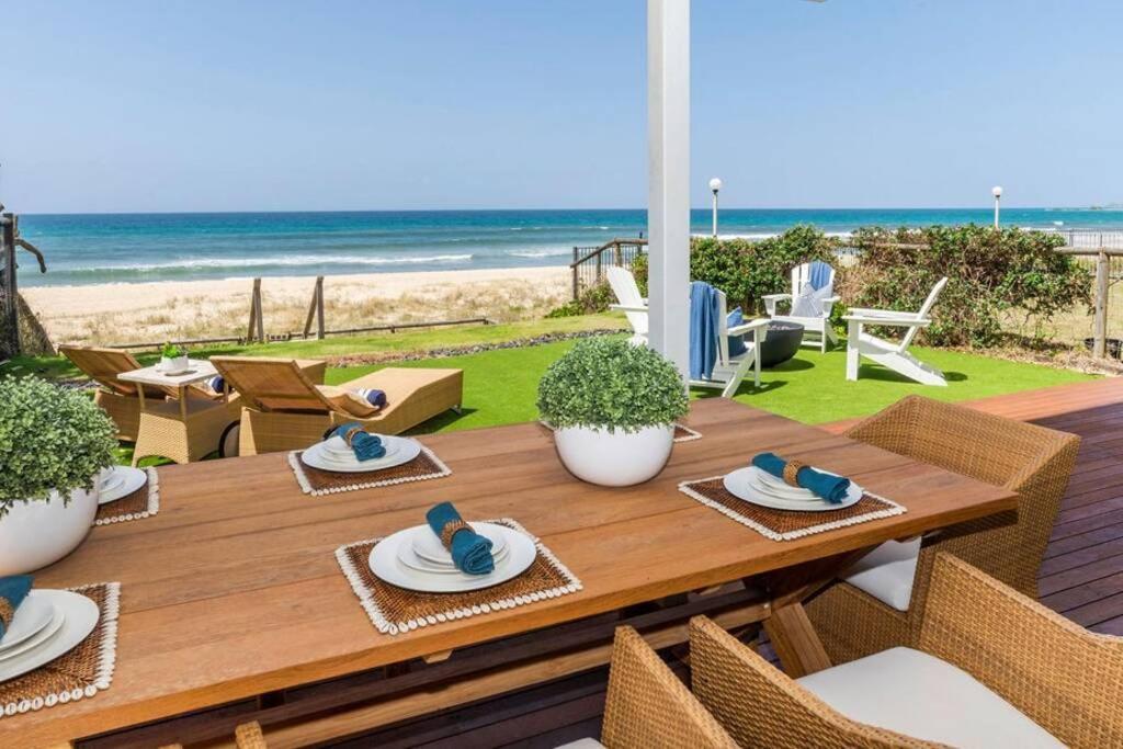 Absolute Beachfront Family Size Villa