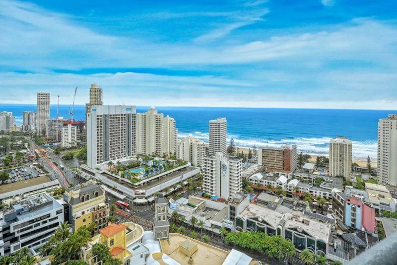 Ocean View On 26th Floor Surfers Paradise Apartment Gold Coast