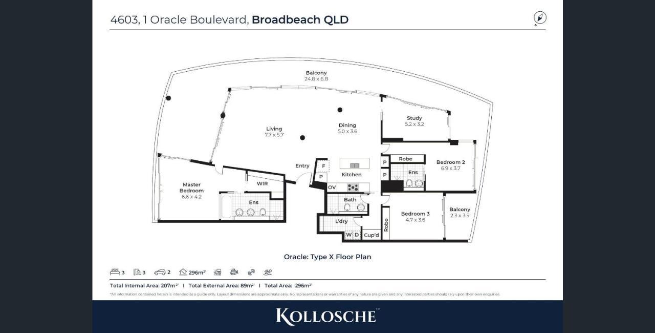Sub Penthouse Oracle 46th Floor - Gc Getaways Apartment Gold Coast