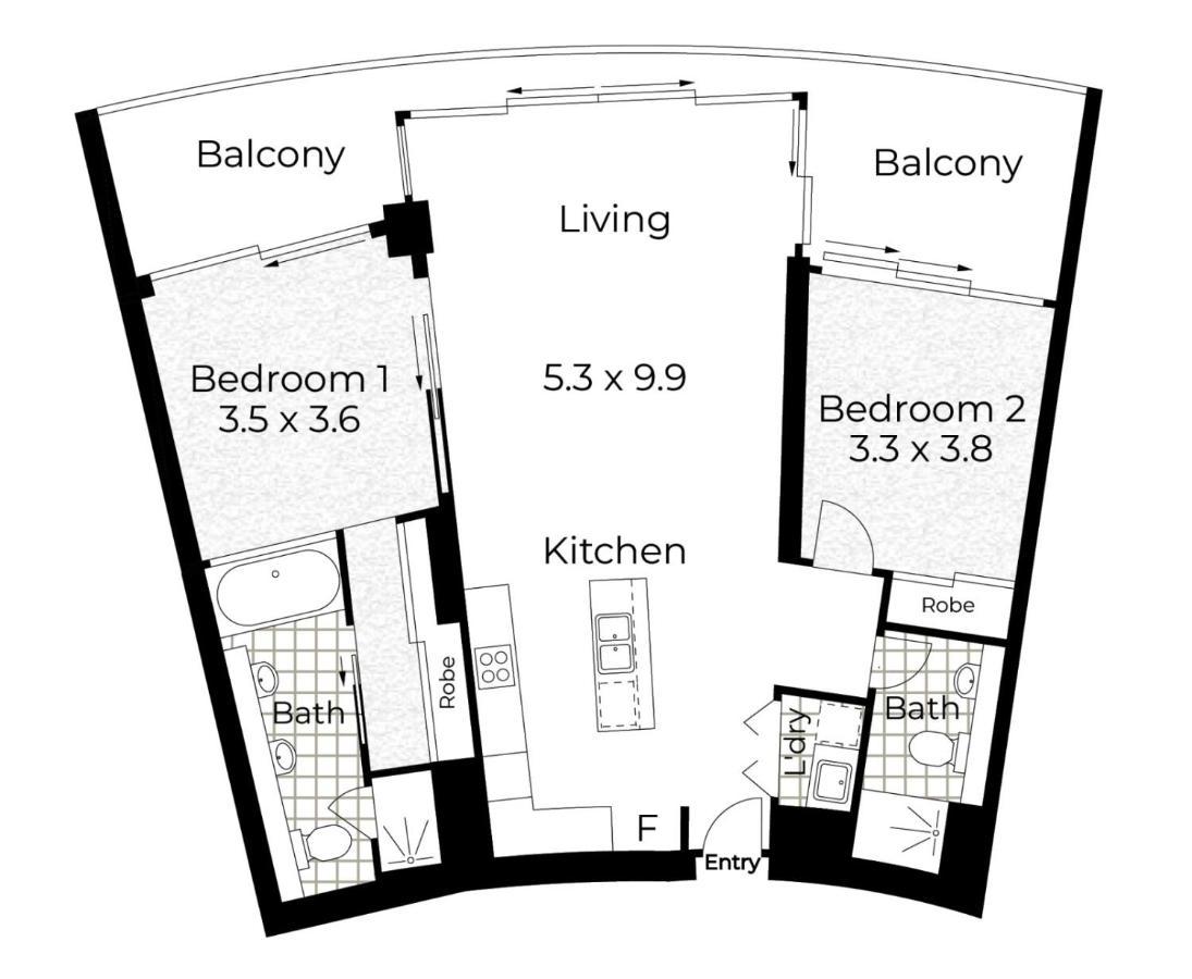 Apartment Tower 1 Oracle 16th Floor Stunning Views Gold Coast