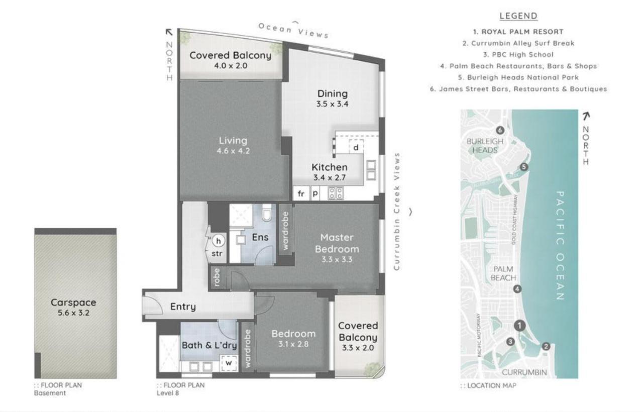 Absolute Beachfront Royal Palms Apartment *