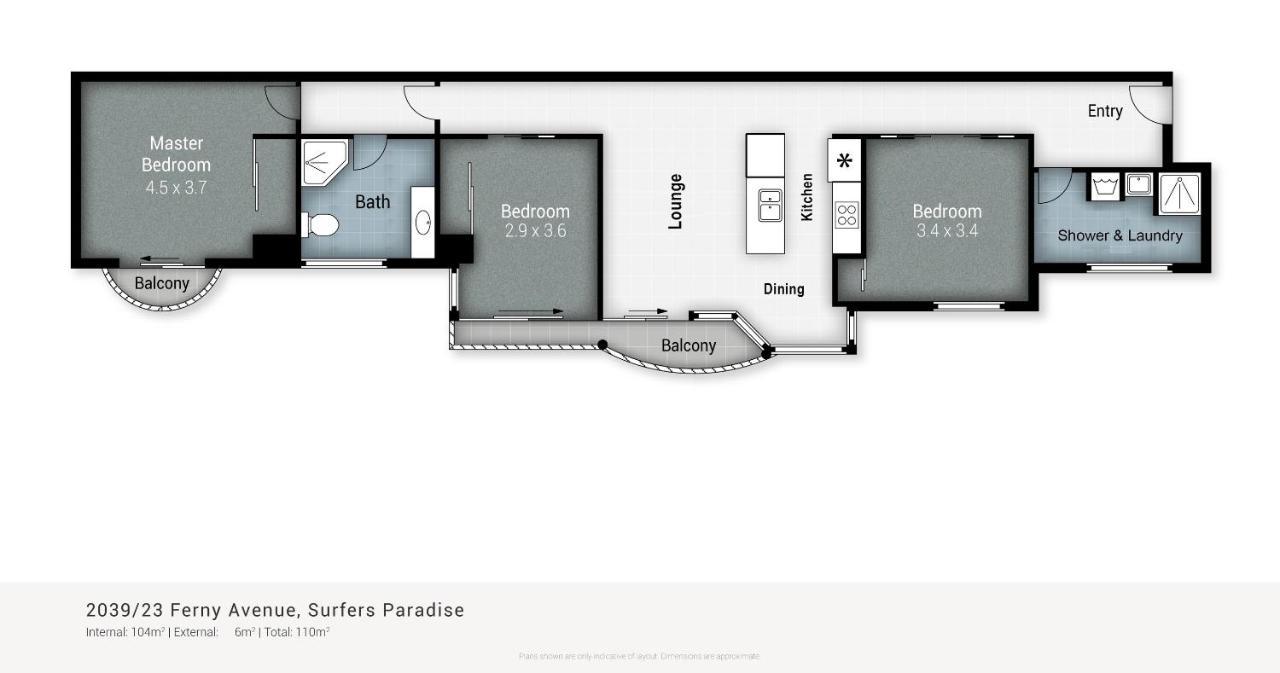 Chevron Renaissance - Self Contained & Privately Managed Apartment Gold Coast