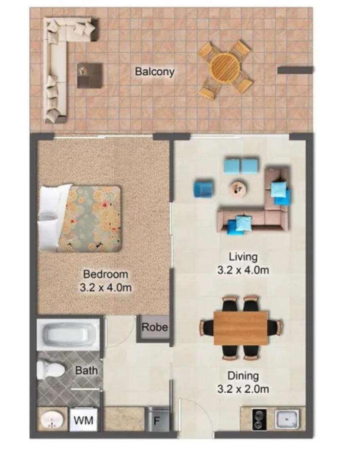 Paradise Island Surfers Paradise - Garden Apartment