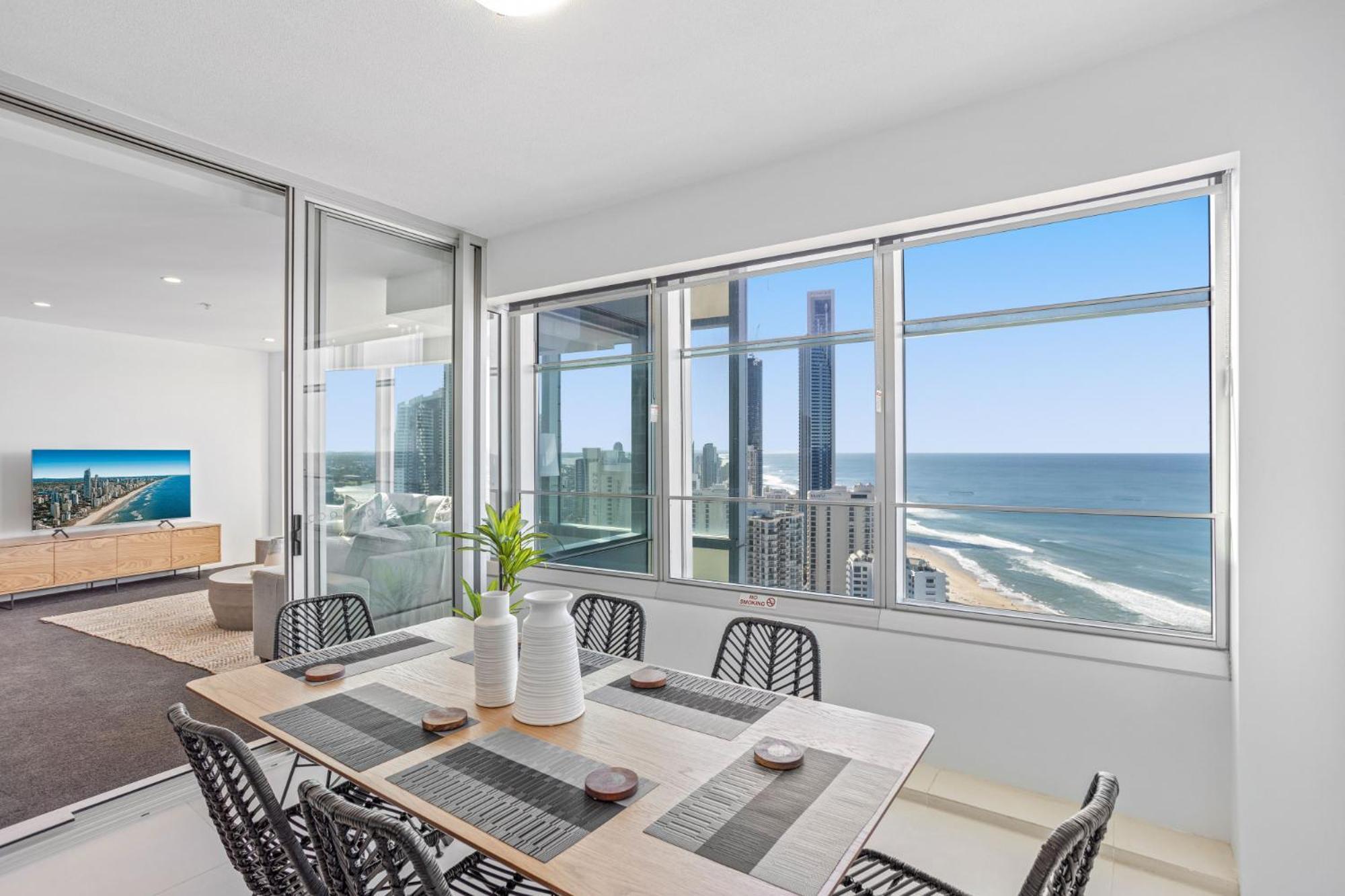 Oceanview 2-bed With Pool, Sauna, Gym & Parking