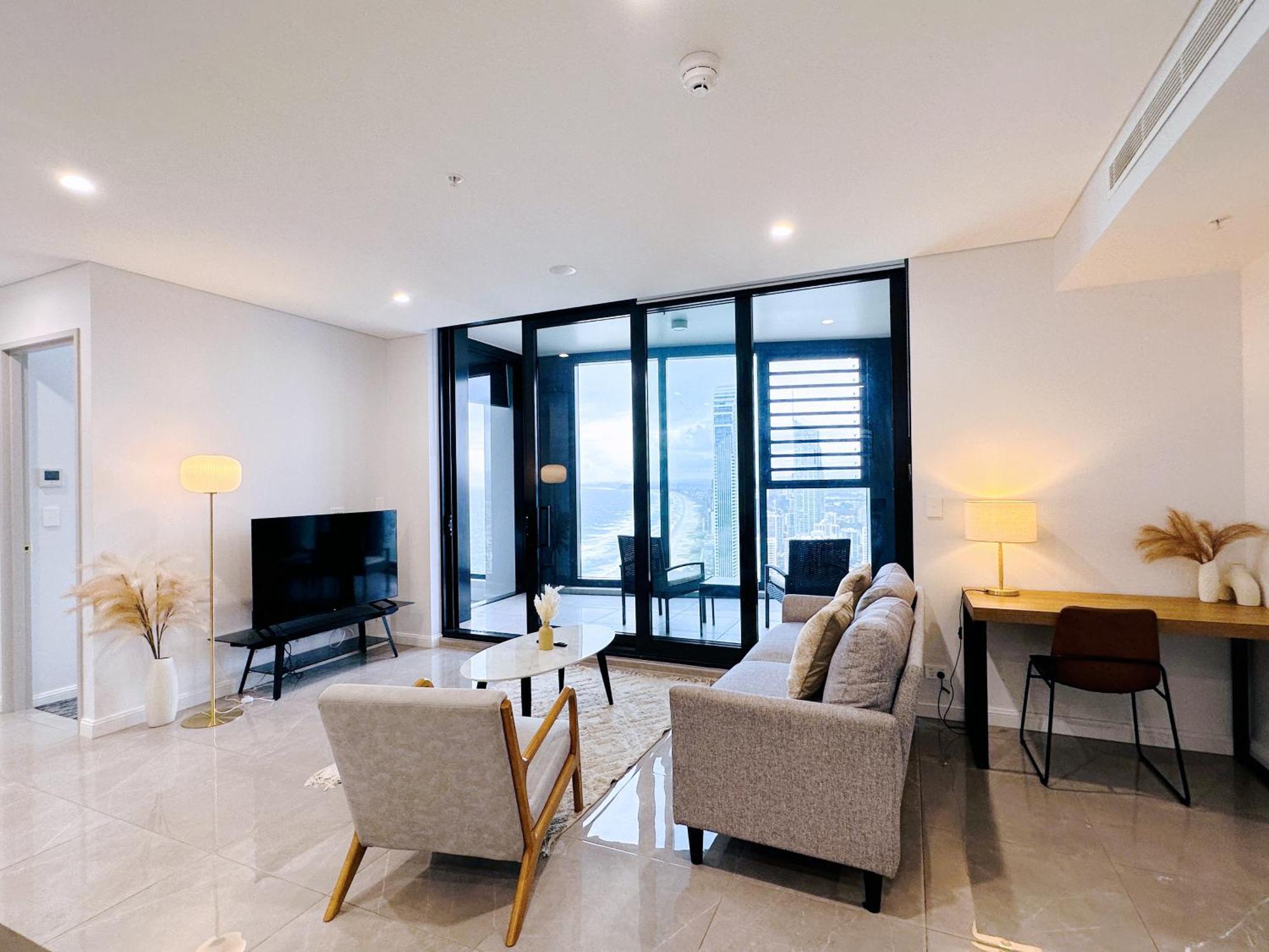 Seascape Getaway 2 Kingbeds Ocean View Freeparking * Gold Coast