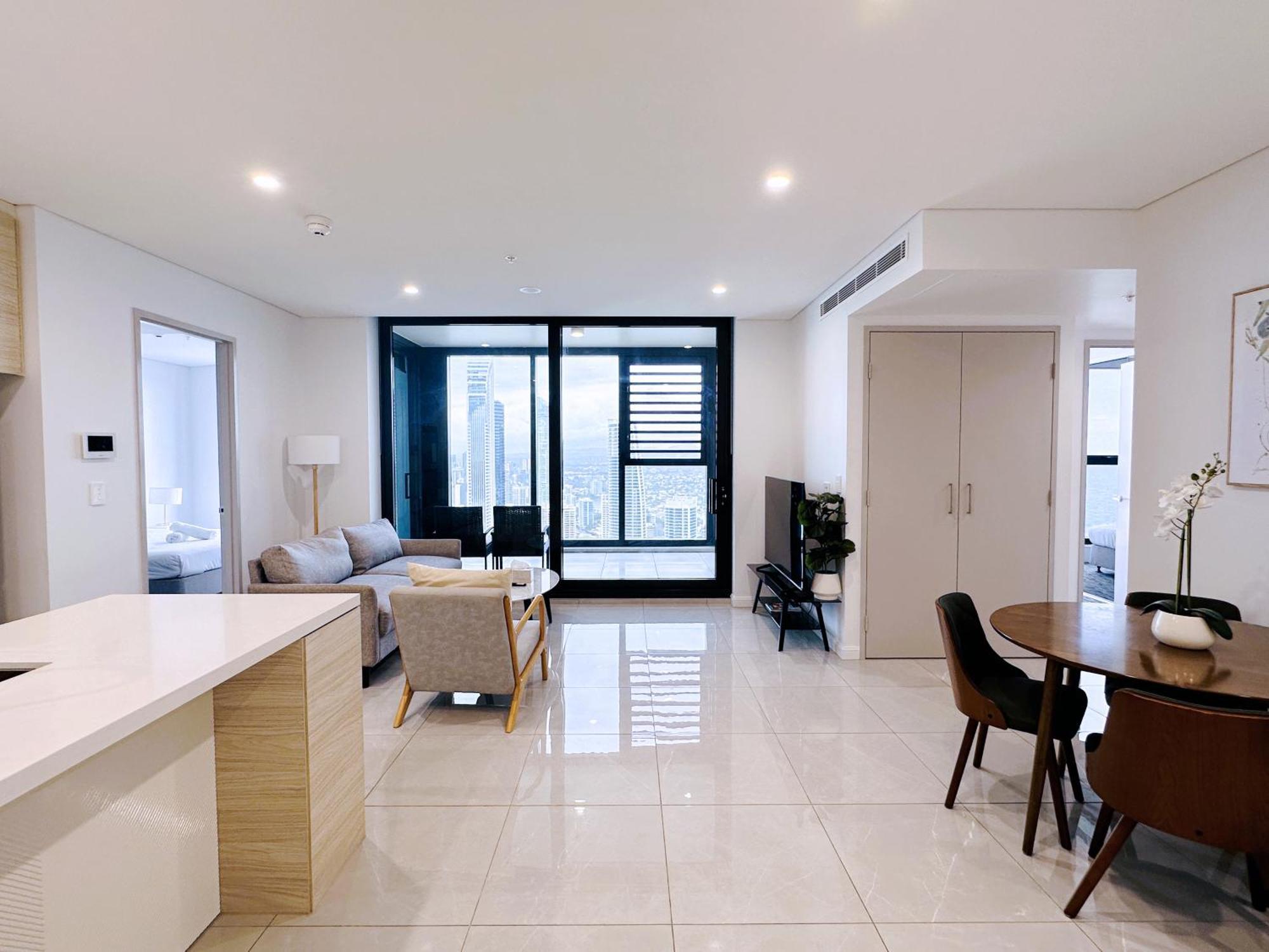 Apartment Seascape Getaway 2 Kingbeds Ocean View Freeparking Gold Coast