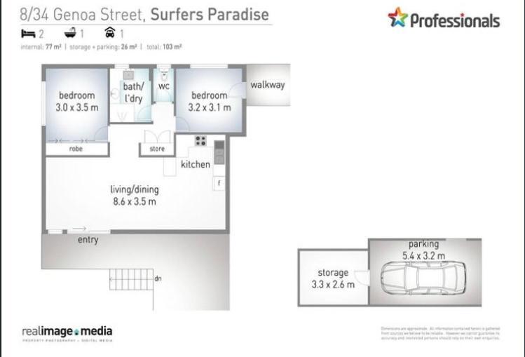 Stylish & Modern 2 Bedroom Escape * Gold Coast