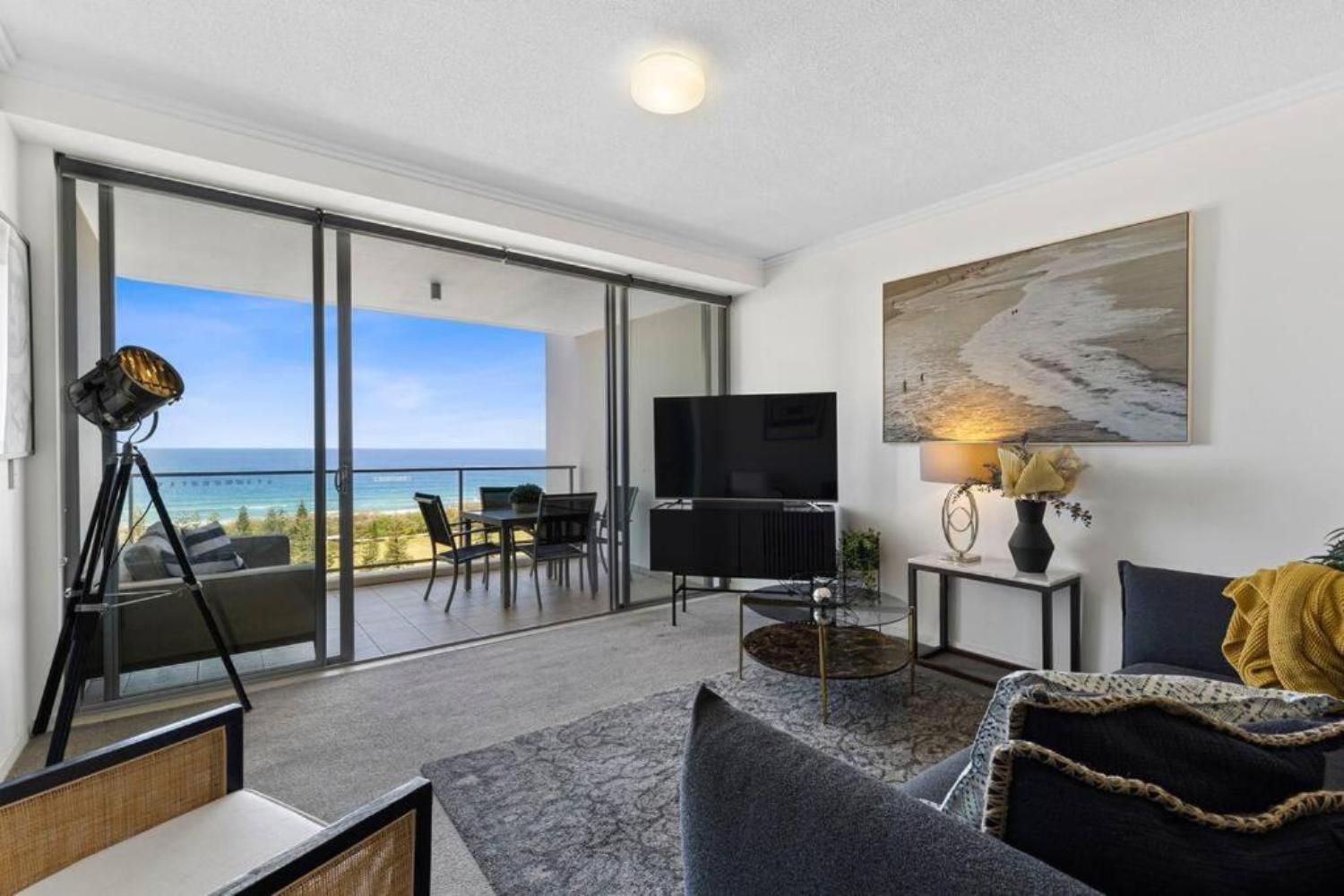 Apartamento Beachfront Ocean Oasis Escape