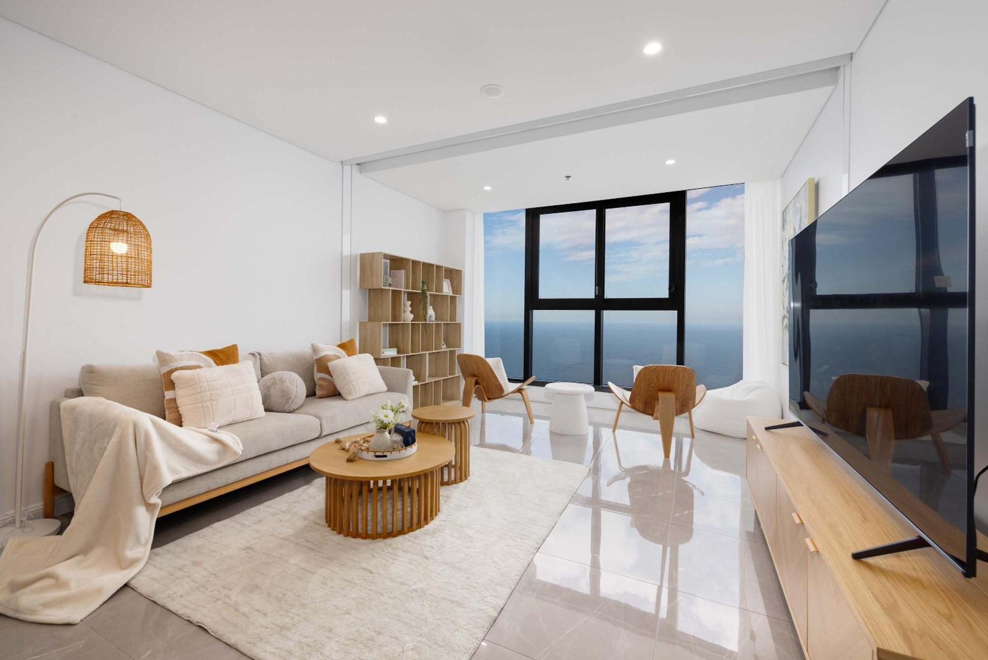 Apartment Panoramic Sea View Spectacular Vista Highrise 2br Gold Coast
