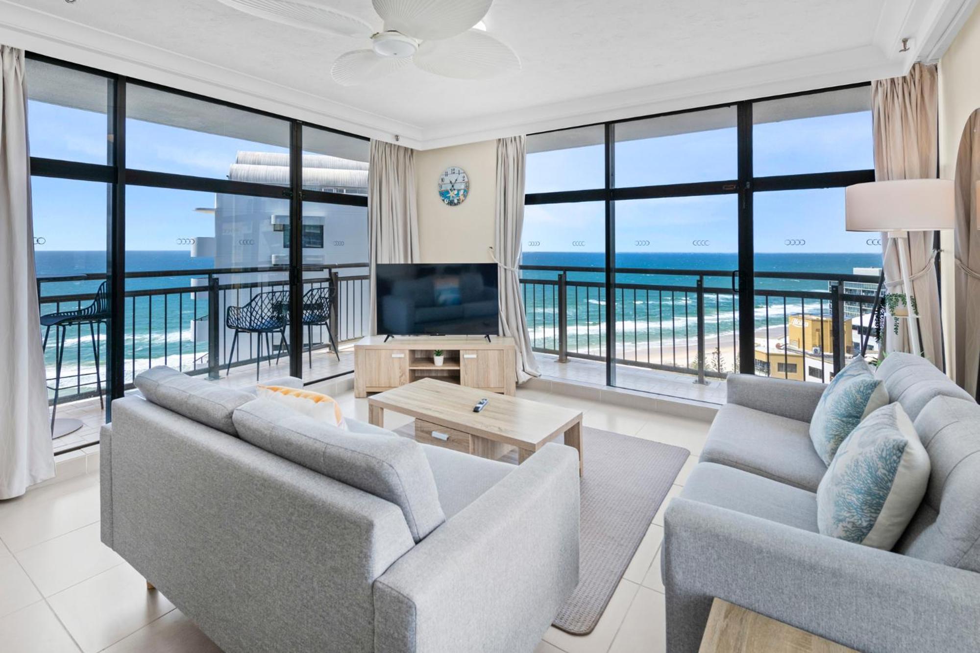 Surfers Paradise Absolute Beachfront With Views, High Level 1br - Ideal For Couples Or 2 Ppl Travelling Together Apartamento