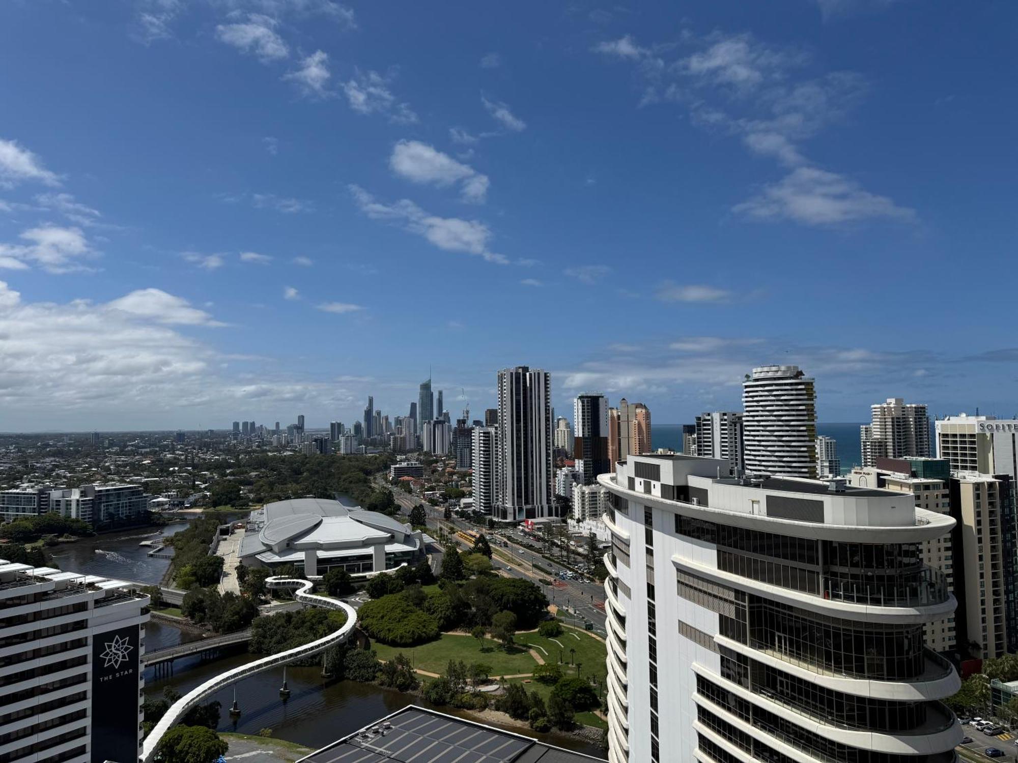 Apartment Lamour Ocean View Ii In Casino Broadbeach - Free Parking-195cm *