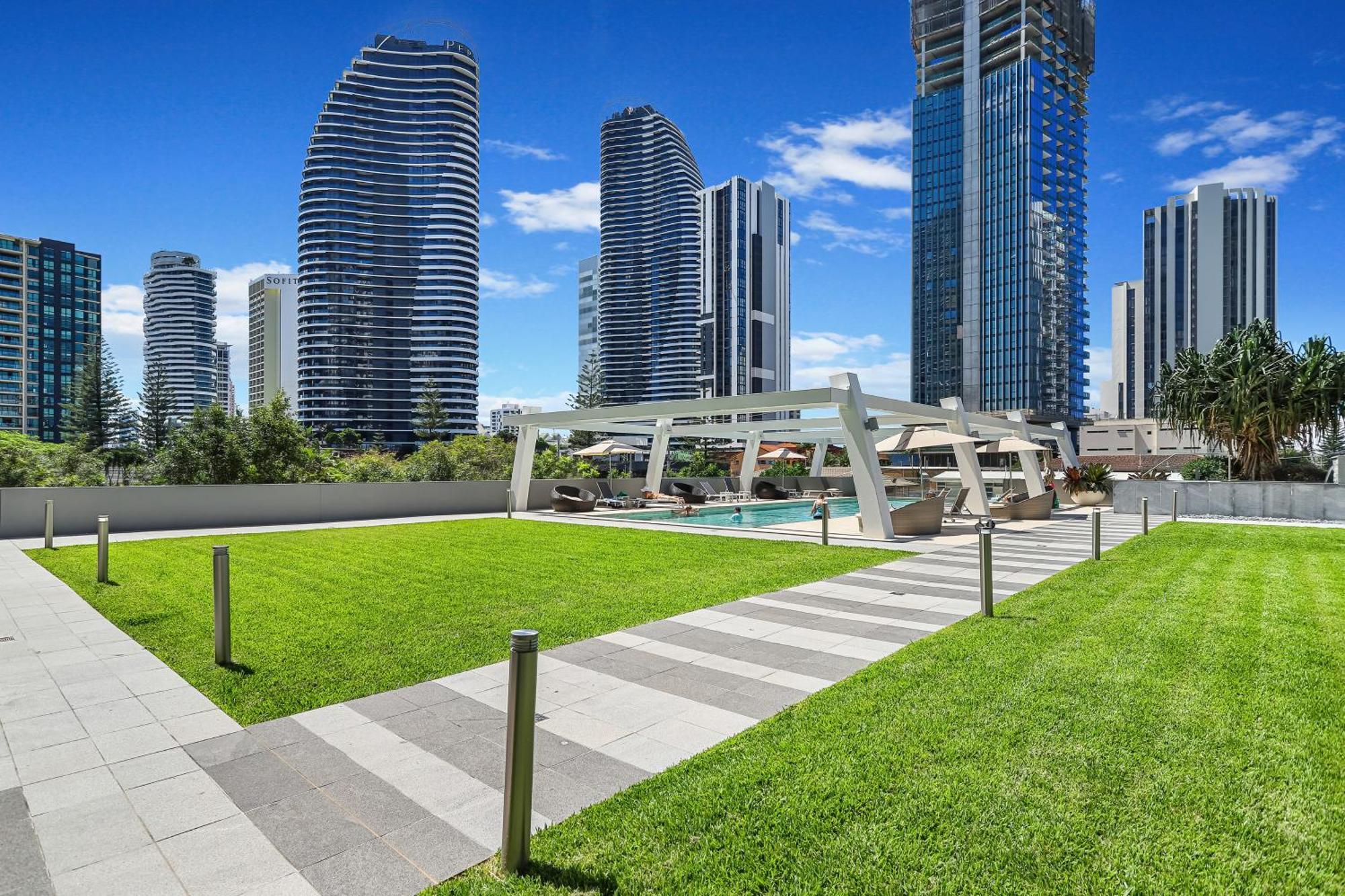 Apartment Broadbeach Oceanview Level 26 With Carpark - 4 Mins Walk To The Gold Coast