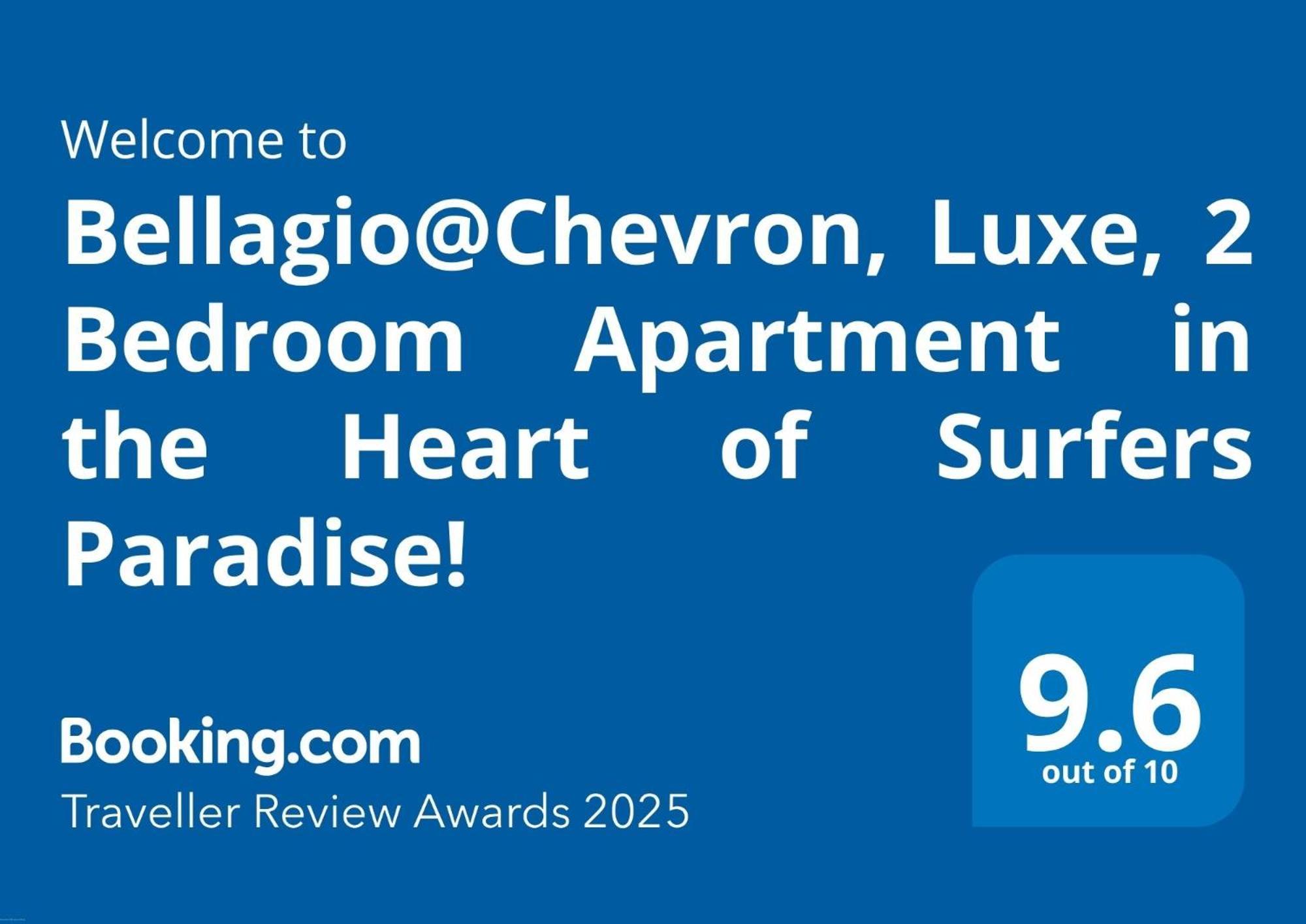 Bellagio@chevron, Luxe, 2 Bedroom In The Heart Of Surfers Paradise! * Gold Coast