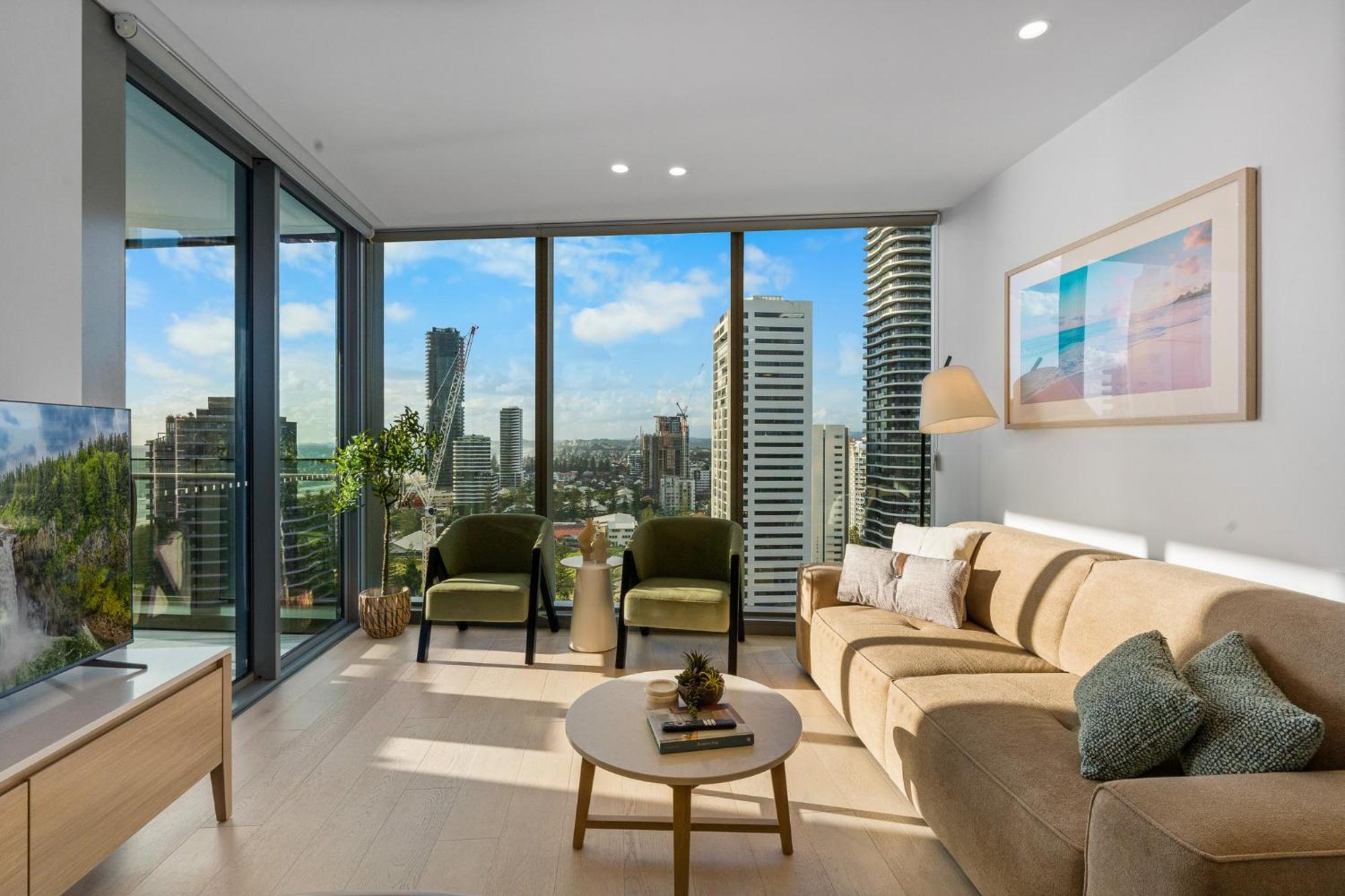 The Vista Coastline View 2br Unit In Signature Broadbeach With Parking And Pool Apartment Gold Coast