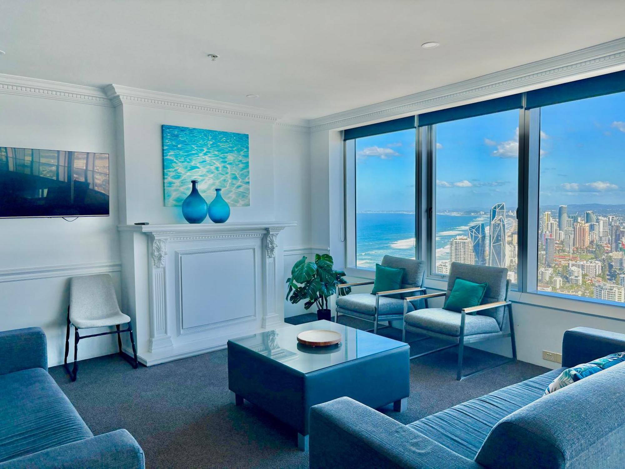L55 Luxury 4Br City And Ocean View Apartment With Spa Gold Coast
