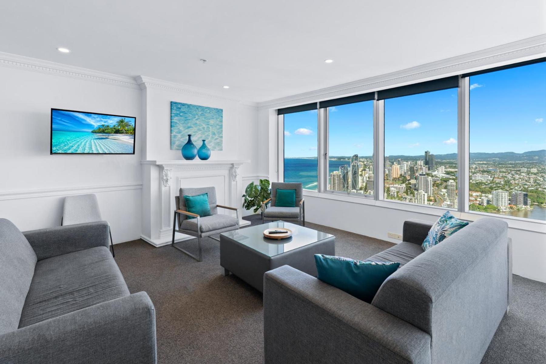L55 Luxury 4Br City And Ocean View Apartment With Spa