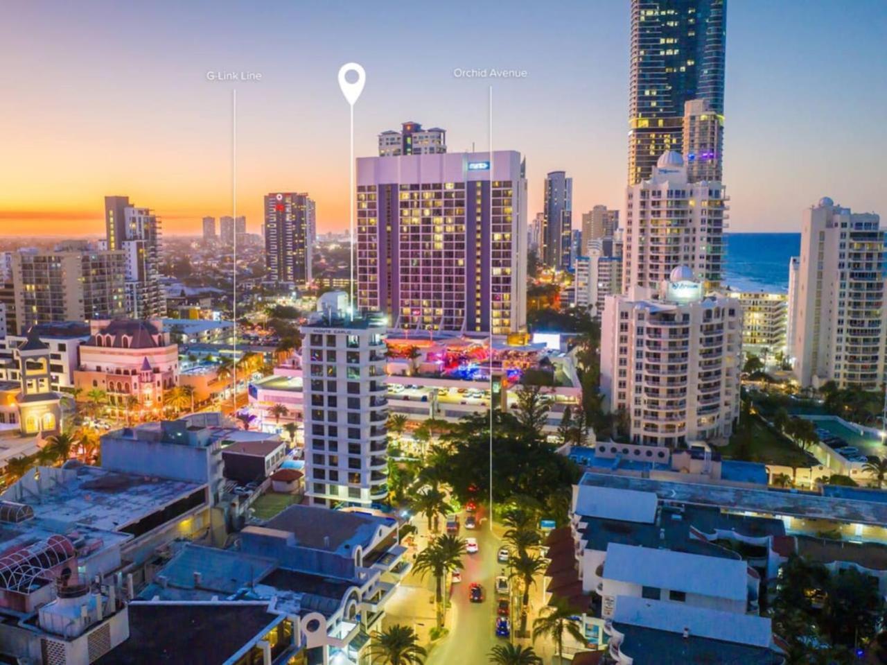 Stylish 2 Bed Centre Of Surfers Apartamento *