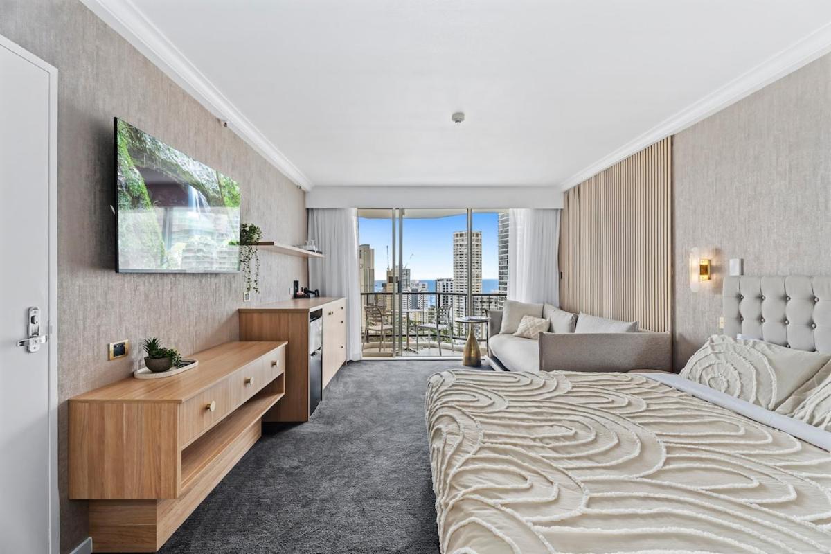 King - Ocean View, Renovated Luxury - Lev 19 Apartamento Gold Coast