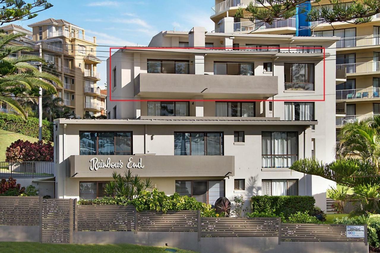 Rainbow End Unit 4 Balcony With Ocean Views Overlooking Rainbow Bay Coolangatta