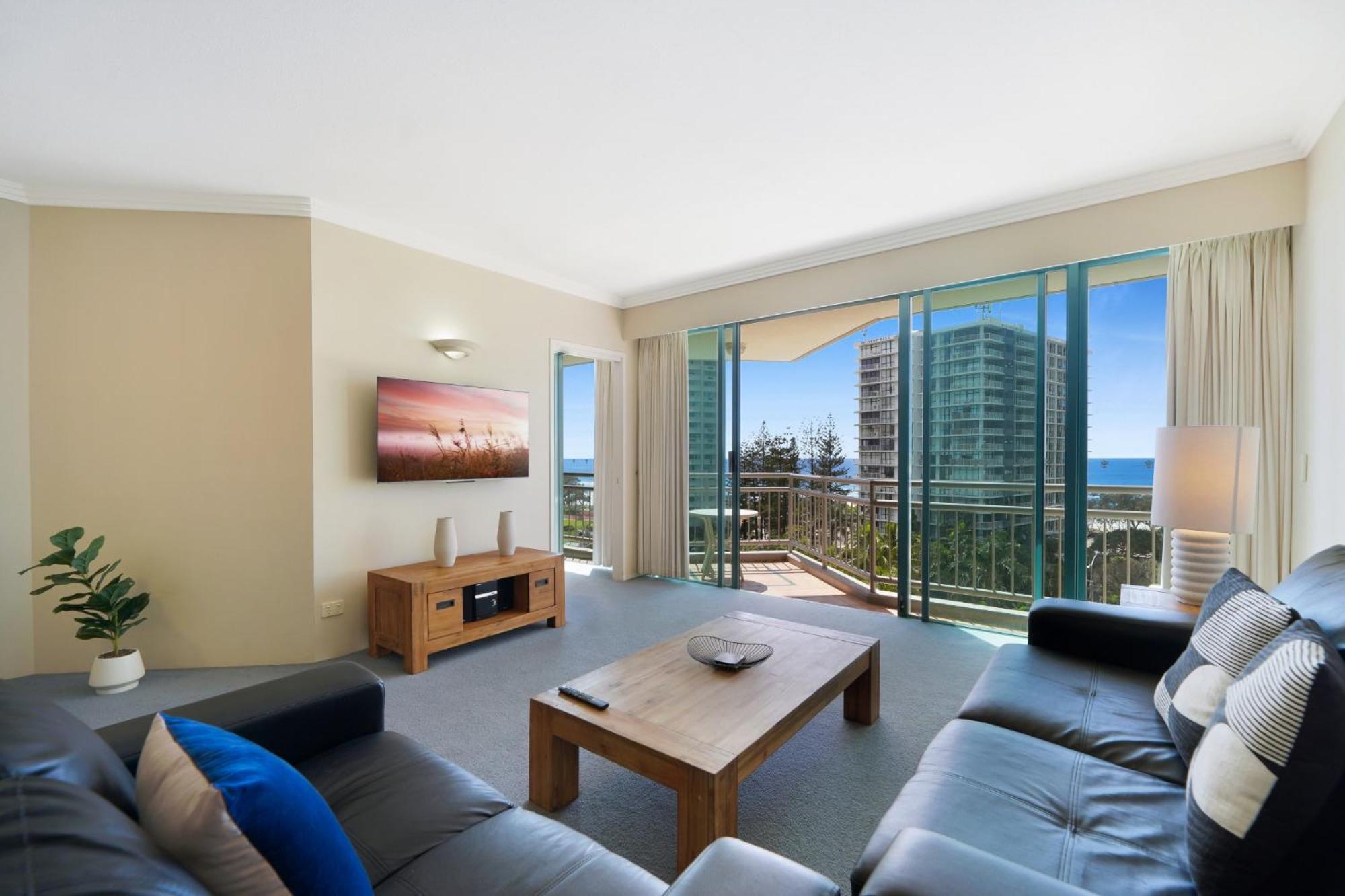 Apartment Oceanview 1-bed With Pools, Spa, Sauna, Gym & Bbq Gold Coast