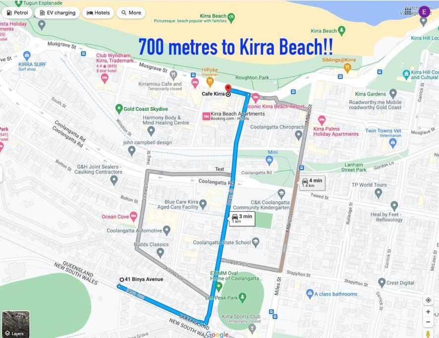 Bare Foot & Beachy On Binya! Pet Friendly House Holiday home Gold Coast