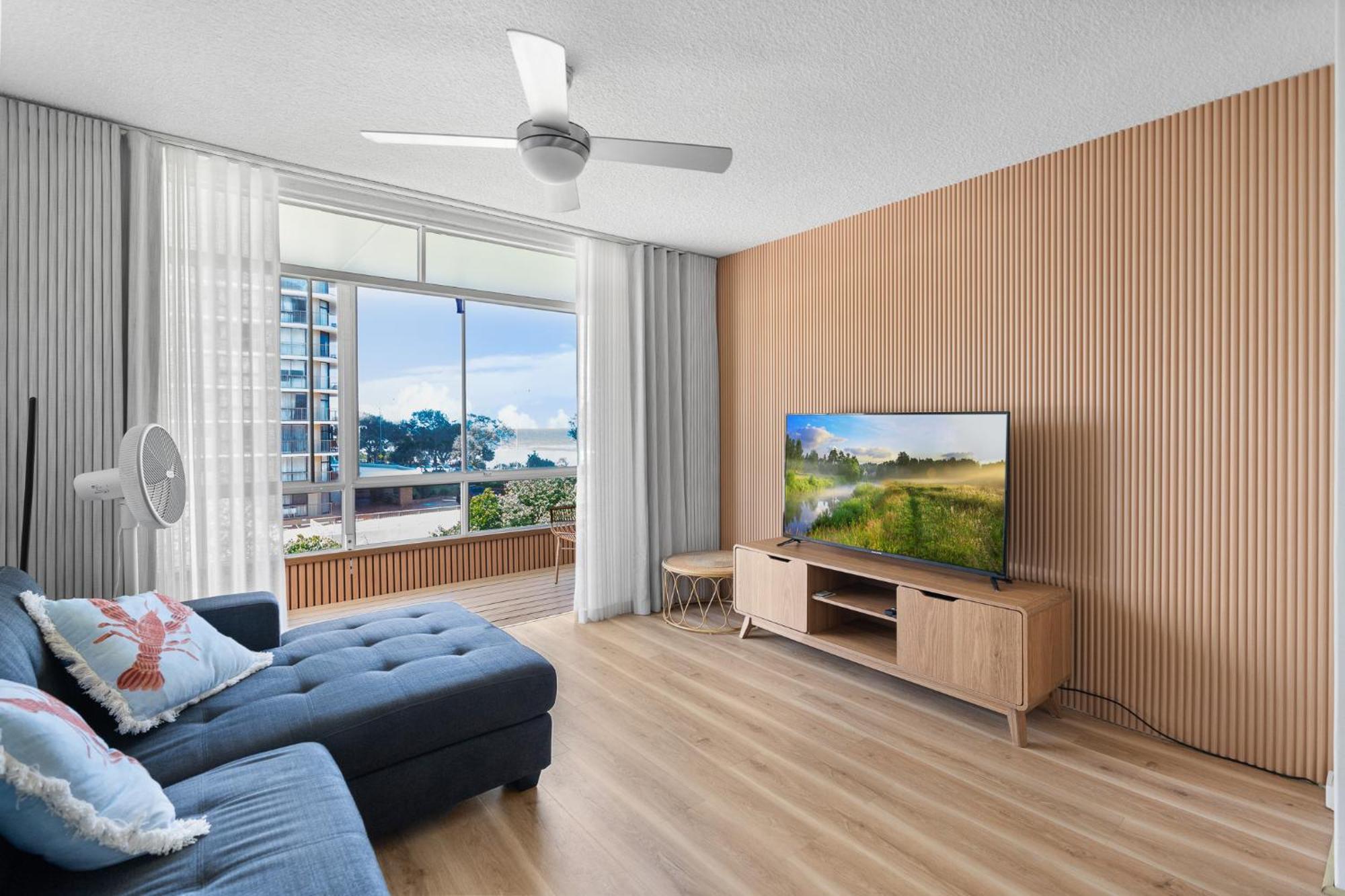 The Suntide - Beachfront 2bedroom Unit At Surfers With Parking And Netflix Apartment