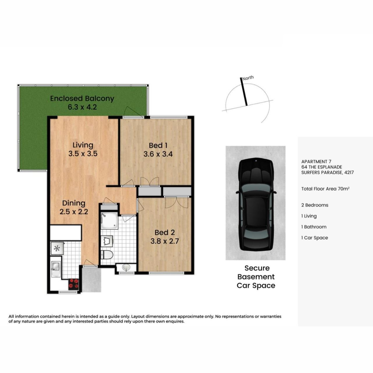 The Suntide - Beachfront 2bedroom Unit At Surfers With Parking And Netflix Gold Coast