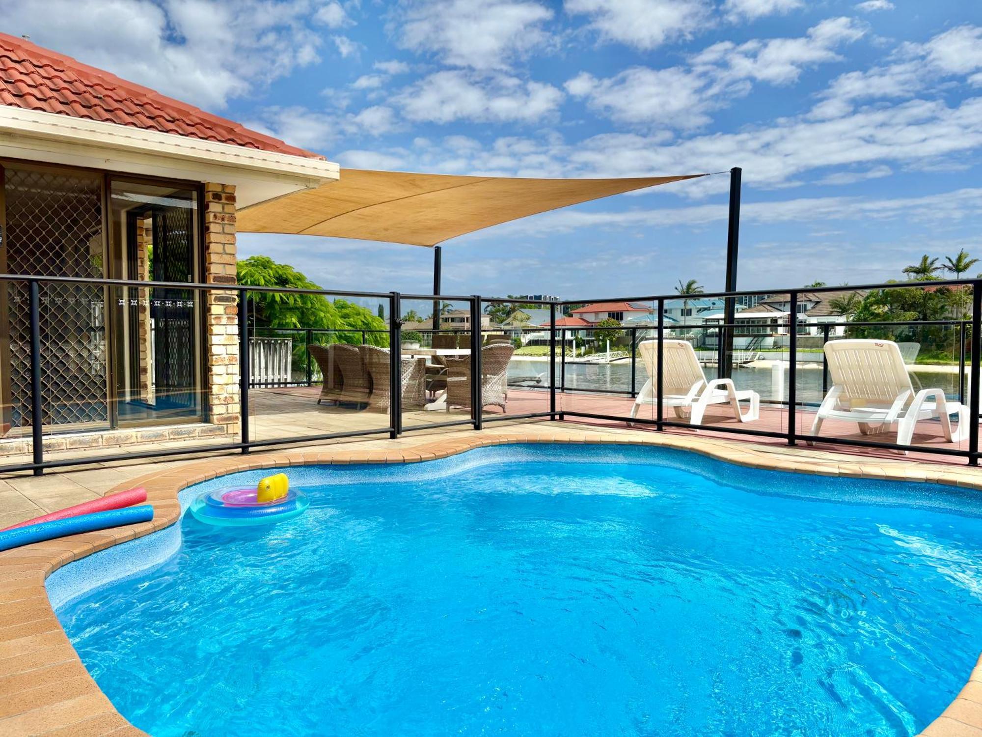 Waterfront Family House With Pool, Bbq Villa
