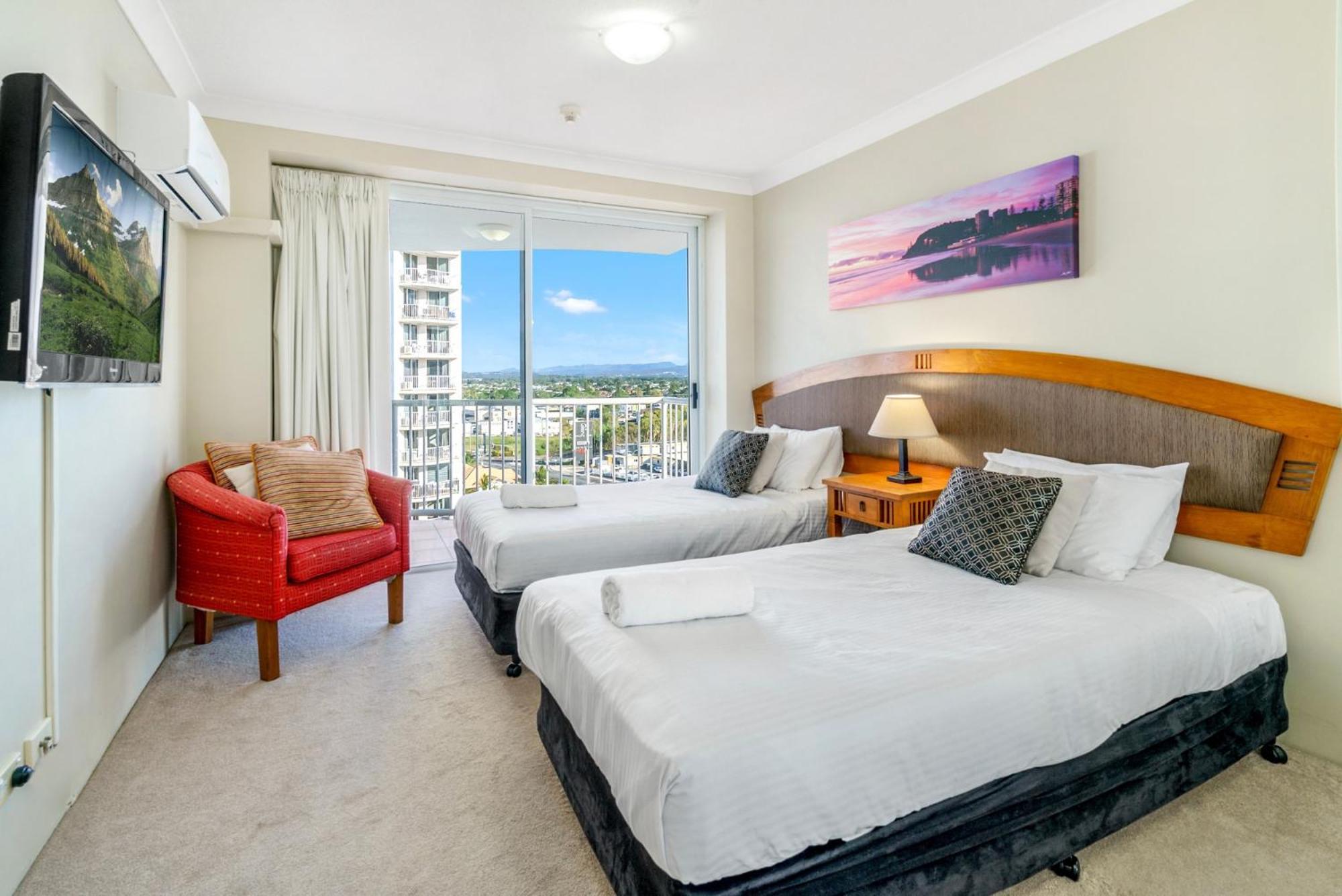 Ocean View 2-bed With Pools, Spa, Sauna, Gym & Bbq Gold Coast